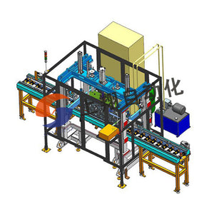 Engine cylinder block sealing testing line