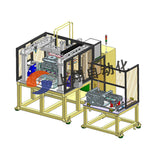 Engine cylinder head leak test machine