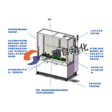 Forklift shaft pressure installation machine