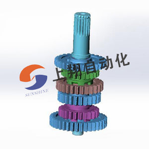 Transmission gear shaft